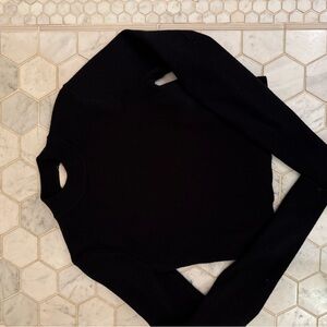 Altar'd State Black Ribbed Sweater